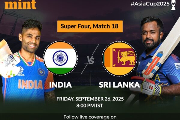 India National Cricket Team vs Sri Lanka National Cricket Team Match Scorecard