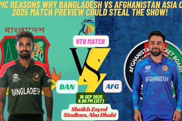 Bangladesh vs Afghanistan: A Thrilling Cricket Encounter