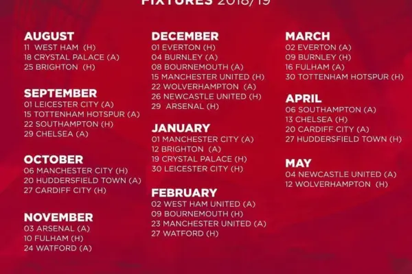 liverpool fixtures — ZA news