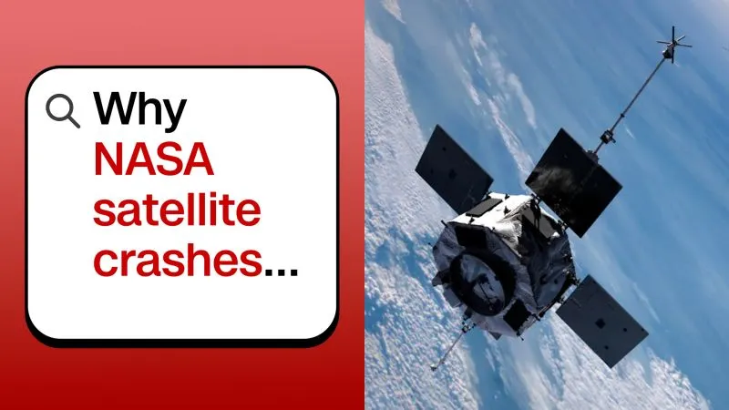 nasa satellite crashing — ZA news
