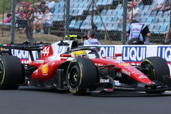 Hamilton beats Leclerc to top spot during FP2 in Hungary